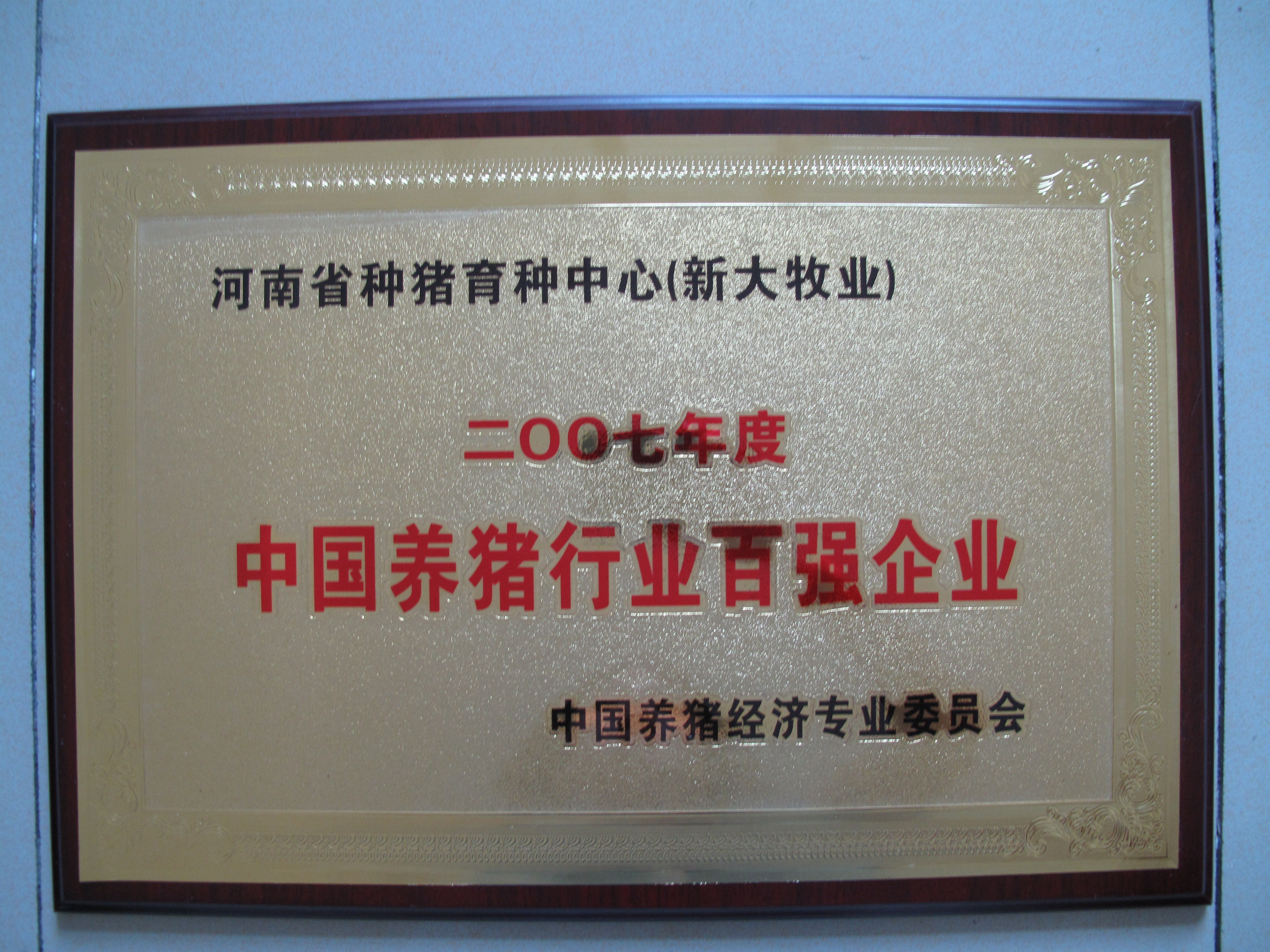 中國養(yǎng)豬行業(yè)百強企業(yè)