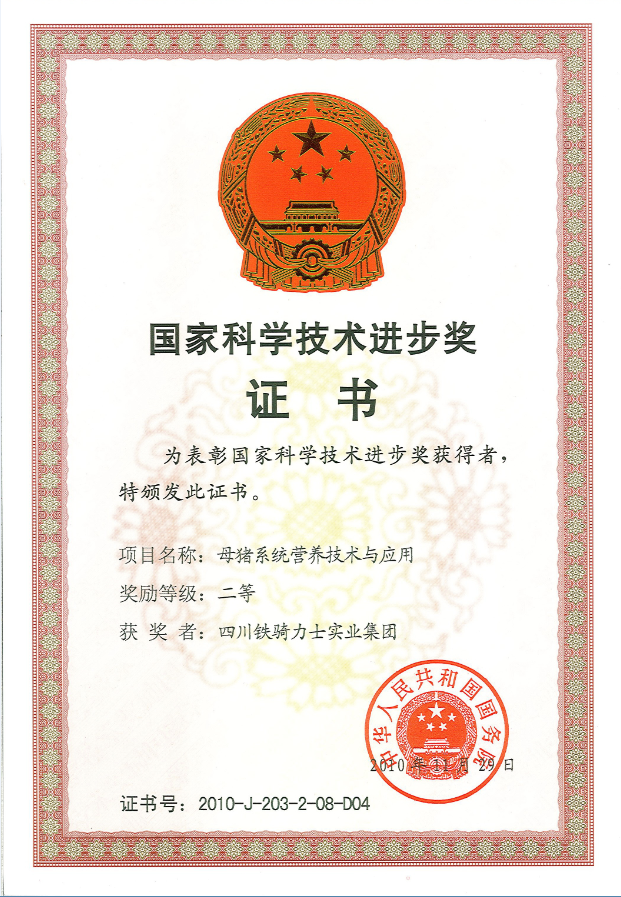 國家科技進(jìn)步二等獎